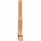 Ekena Millwork Saratoga Timber Gable Bracket, Western Red Cedar, 96"W x 60"H x 5 1/2"D x 5 1/2"F, 15/12 Pitch GBW096X60X0606SAR00SWR - alternate 2